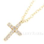 ティファニー ネックレス メトロクロス ダイヤモンド 計0.03ct K18PGピンクゴールド Tiffany&amp;Co. ジュエリー ダイアモンド ペンダント