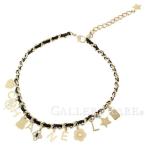 シャネル チョーカー ココマーク チェーン パール ネックレス B17B CHANEL ゴールド アクセサリー 猫 ハート カメリア ロゴ NO5 CC ラインストーン