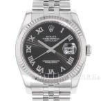 ロレックス デイトジャスト サンビーム SS K18WGホワイトゴールド 116234 Z番 ルーレ ...