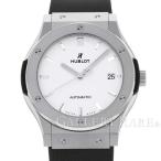 ウブロ クラシックフュージョン オパリン チタニウム ラバー 511.NX.2611.RX HUBLOT 腕時計 チタン オパーリン 白文字盤