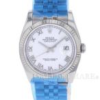 ロレックス デイトジャスト 116234 Z番 ルーレット ROLEX 腕時計 ウォッチ メンズ 白 ...
