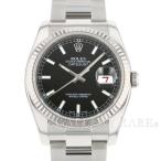 ロレックス デイトジャスト 116234 Z番 ルーレット ROLEX 腕時計 ウォッチ メンズ 黒 ...