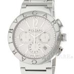 ブルガリ ブルガリブルガリ クロノグラフ BB42SSCH BVLGARI 腕時計 白文字盤 オート ...