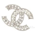 シャネル ブローチ ココマーク ラインストーン フェイクパール 18A CHANEL アクセサリー ピンブローチ