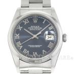 ロレックス デイトジャスト36 ブルー文字盤 ローマン P番 16200 ROLEX 腕時計