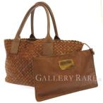 ボッテガヴェネタ トートバッグ イントレチャート カバ ブラウン BOTTEGA VENETA バッグ