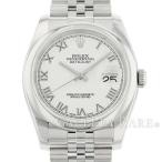 ロレックス デイトジャスト36 白文字盤 ローマン G番 116200 ROLEX 腕時計 安心保証