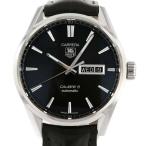 タグホイヤー カレラ キャリバー5 デイデイト 黒文字盤 TAG Heuer WAR201A.BA0723 腕時計 ウォッチ 安心保証