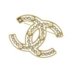 シャネル ブローチ ココマーク ラインストーン フェイクパール B19S CHANEL アクセサリー ピンブローチ 安心保証