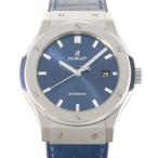ウブロ クラシックフュージョン ブルー チタン×ラバー 542.NX.7170.LR HUBLOT 腕時計 ウォッチ