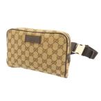 グッチ ウエストバッグ GGキャンバス アウトレット品 449174 GUCCI メンズ ボディバッグ ウエストポーチ GG柄