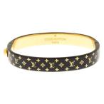 ルイヴィトン ブレスレット ナノグラム リジッド・ブレスレット サイズS M67199 LOUIS VUITTON アクセサリー 黒