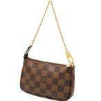 ルイヴィトン ポーチ ダミエ ミニ・ポシェット・アクセソワール N58009 LOUIS VUITTON ヴィトン 安心保証