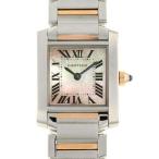 カルティエ タンクフランセーズSM ピンクシェル文字盤 W51027Q4 Cartier 腕時計 レ ...