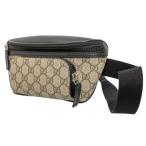 グッチ ボディバッグ GGスプリーム ベルトバッグ 450946 GUCCI バッグ ウエストポーチ オンライン限定 メンズ 黒