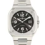 ベル&amp;ロス BR05 ブラック スティール BR05A-BL-ST/SST Bell&amp;Ross 腕時計 黒文字盤 安心保証