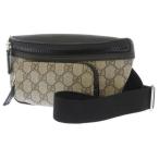 グッチ ボディバッグ GGスプリーム ベルトバッグ 450946 GUCCI バッグ ウエストポーチ オンライン限定 メンズ 黒