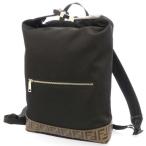 フェンディ リュック バックパック ロゴ 7VZ044 FENDI バッグ リュックサック メンズ 黒 安心保証