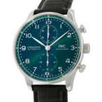 IWC ポルトギーゼ クロノグラフ IW371615 IWC 腕時計 グリーン文字盤
