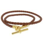 エルメス ブレスレット グレナン ドゥブルトゥール ゴールド/ゴールド金具 スイフト サイズT2 HERMES アクセサリー