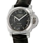 パネライ ルミノール1950 8デイズ GMT PAM00233 PANERAI 腕時計 黒文字盤  ...