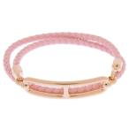 エルメス ブレスレット ルリ ドゥブル トゥール ピンク/ピンクゴールド金具 スイフト サイズT2 HERMES アクセサリー