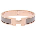 エルメス ブレスレット クリックH マロングラッセ/ピンクゴールド金具 エナメル サイズPM HERMES アクセサリー
