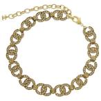 シャネル ネックレス ココマーク ロゴ チョーカー AB5663 CHANEL アクセサリー ゴールド