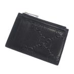  Gucci футляр для карточек GGen Boss 657570 GUCCI чехол для пропуска ячейка для монет мужской чёрный черный [ безопасность гарантия ]