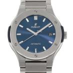 ウブロ クラシック フュージョン チタン 510.NX.7170.NX ブルー文字盤 【安心保証】