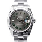 ロレックス デイトジャスト41 126334 ROLEX 腕時計 スレートローマン文字盤 【安心保証】