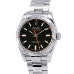 ロレックス ミルガウス V番 116400 ROLEX 腕時計 黒文字盤 【安心保証】