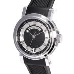 ブレゲ マリーン ラージデイト 5817ST/92/5V8 BREGUET 腕時計 黒文字盤 【安心保証】