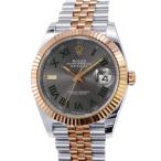 ロレックス デイトジャスト41 K18PGピンクゴールド 126331 ROLEX 腕時計 スレート文字盤  【安心保証】