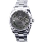 ロレックス デイトジャスト41 SS/K18WGホワイトゴールド 126334 ROLEX 腕時計 スレート文字盤 【安心保証】