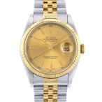 ロレックス デイトジャスト36 X番 16233 ROLEX 腕時計 シャンパンゴールド文字盤 【安心保証】