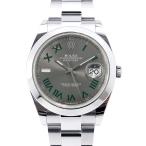 ロレックス デイトジャスト41 ランダムシリアル ルーレット 126300 ROLEX 腕時計 スレート文字盤 【安心保証】