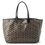 ゴヤール トートバッグ サンルイ PM PVC GOYARD バッグ ポーチ付き ショルダーバッグ 黒 【安心保証】