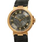 ブレゲ マリーン K18RG/レザー 5517BR/G3/9ZU BREGUET 腕時計 グレー文字盤 【安心保証】