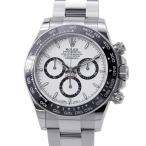 ロレックス コスモグラフ デイトナ ランダムシリアル ルーレット 126500LN ROLEX 腕時計 白文字盤 【安心保証】