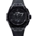 ウブロ ビッグバン ウニコ サンブルーII ブラックマジック 418.CX.1114.RX.MXM20 HUBLOT 腕時計 黒文字盤 【安心保証】