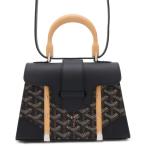ゴヤール ハンドバッグ サイゴン ストラクチャード ミニ SAIGOBMINTY01CL01P GOYARD 2wayショルダーバッグ 黒 【安心保証】