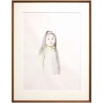 藤井 勉 「 立つ 」 リトグラフ  + 手彩色