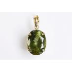 6.02ctルチルペリドットペンダ...