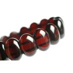 純天然ナチュラルレッドアンバー(赤琥珀）バングルブレスレッドレット