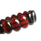 純天然ナチュラルレッドアンバー(赤琥珀）バングルブレスレッドレット