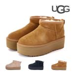 アグ UGG レディース ブーツ クラシック ウルトラ ミニ プラットフォーム 1135092 ムートンブーツ ショートブーツ 厚底 かわいい 5cmヒール