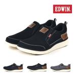  Edwin EDWIN мужской спортивные туфли EDW-7644 4E EEEE широкий свободно широкий туфли без застежки со вставкой из резинки low cut легкий легкий casual простой cup in so-