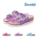  Kids сандалии комфорт сандалии девочка ребенок Sanrio Sanrio мой mero My Melody - черный mi Cinnamoroll симпатичный biju- Kirakira металлик p