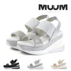 ムーム MUUM レディース サンダル キラキラダブルベルトサンダル スポーツサンダル スポサン 厚底 軽量 軽い 疲れにくい 歩きやすい 8cmヒール 5272